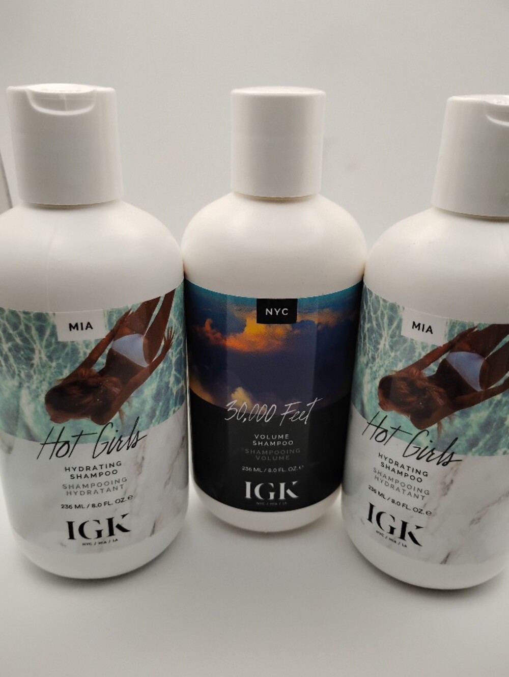 IGK Hot Girls Hydrating Shampoos & IGK 30.